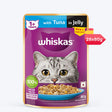 Whiskas Chicken & Tuna Jelly 1+, 80gm (Pack of 28)