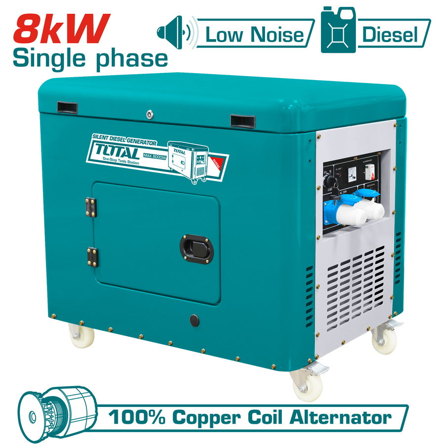 Silent Diesel Generator 8KW