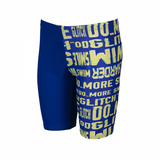 Arena Neon Glitch Jammers for Juniors-Blue