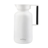 Thermos With Glass Inner 1l White