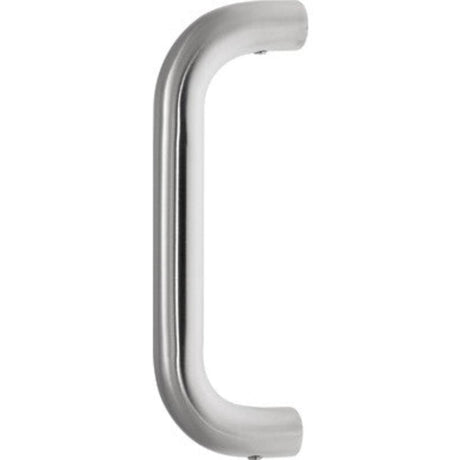 D Pull Handle 150 x 19mm Silver