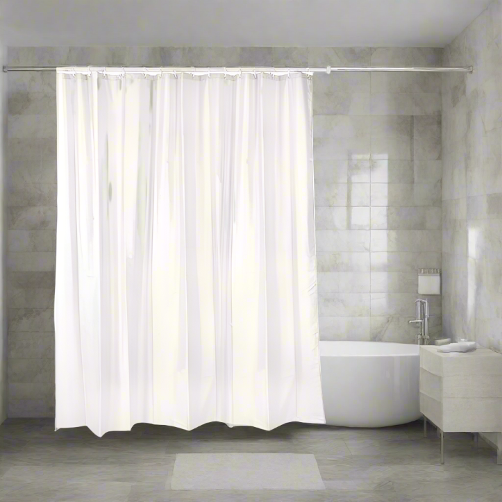 White Shower Curtain