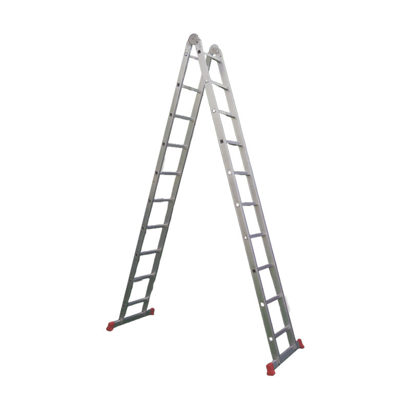 Aluminium Double Side Ladder With Hinge 10+10 - Standard