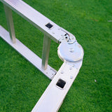 Aluminium Double Side Ladder With Hinge 10+10 - Standard