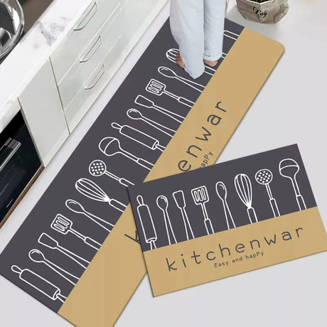 Anti slip Kitchen Floor Mat Set