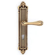 Brass Door Handle Big Plate