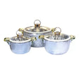 Hotpot Set Silver & Gold (Set of 3)