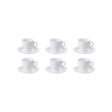 Tea Cup & Saucer Sets (6pcs)