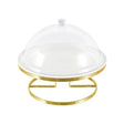 Cake Dish With Gold Stand 13"