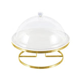 Cake Dish With Gold Stand 13"