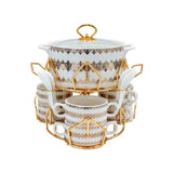 Soup Set With Candle Stand (16pc Set)