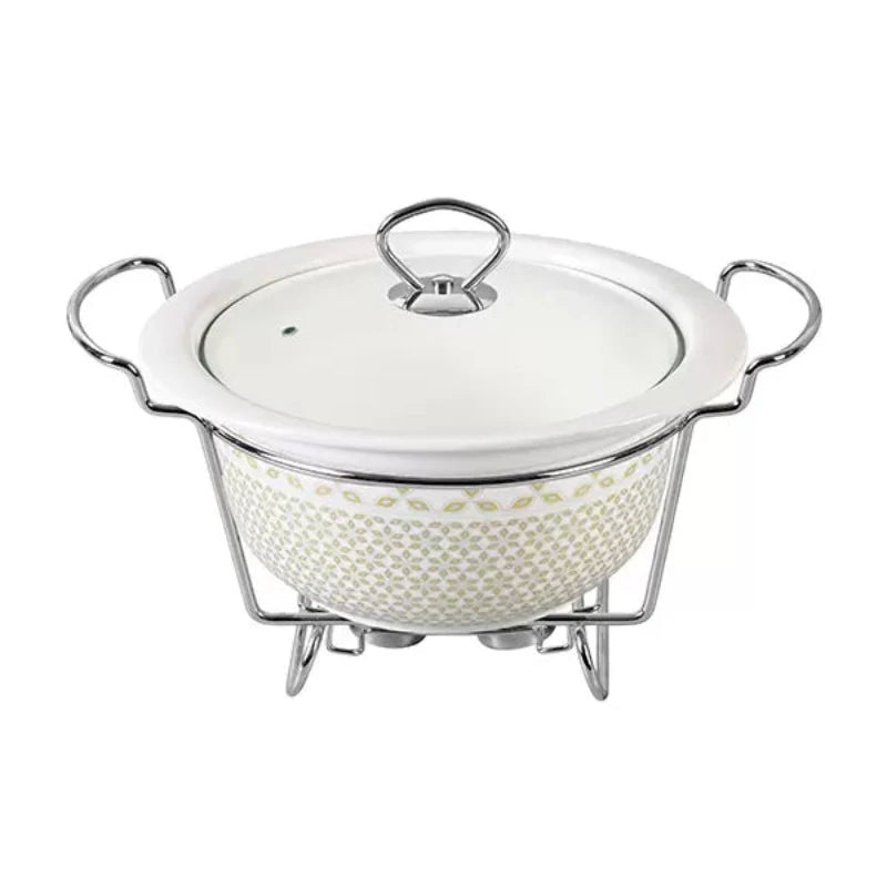 Round Burner Dish With Stand 10.5"