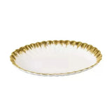 Brilliant Oval Plate Golden 10"