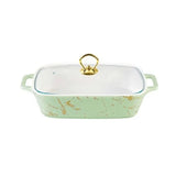 Rectangular Burner Dish With Lid 12"