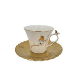 Bird Cup & Saucer (Set Of 6)