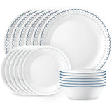 Corelle Caspian Lace 18 Piece Dinner Set