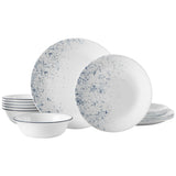 Corelle Indigo Speckle 18 Piece Dinner Set