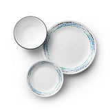 Corelle Ocean Blues 18 Piece Dinner Set