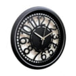 Heritage Wall Clock Cambridge Silver Black