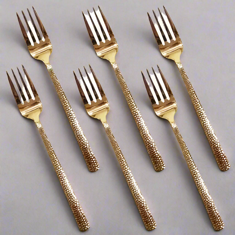 Table Fork Set of 6pcs Gold