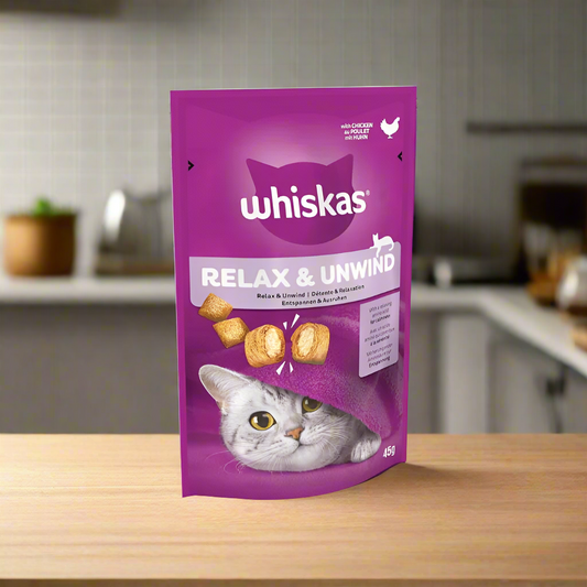 Whiskas Relax & Unwind Chick Treat 45gm