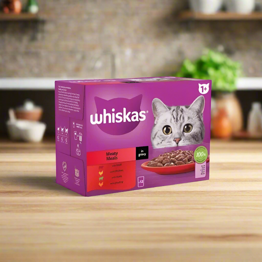 Whiskas Sachet Meaty Meals Jelly 1+ 85gm