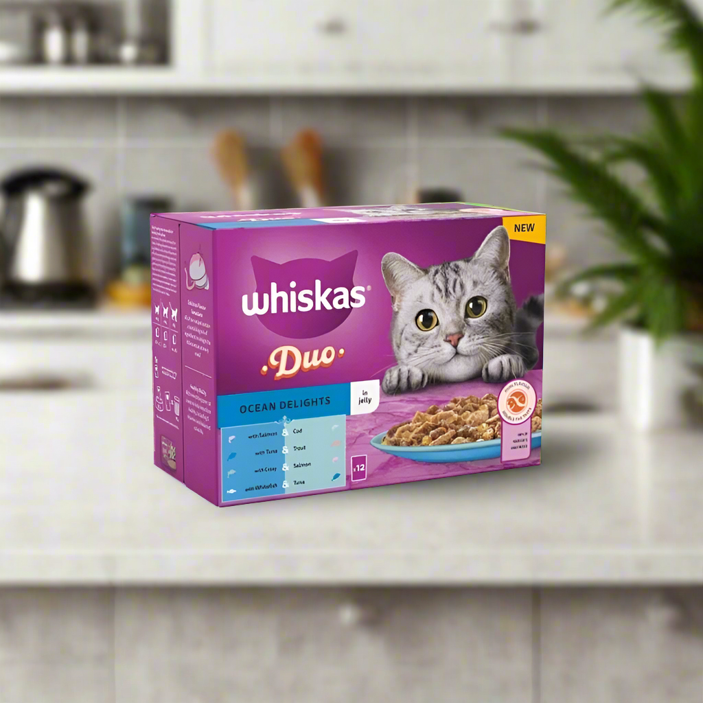 Whiskas Sachet Duo Ocean Jelly 1+ 85gm