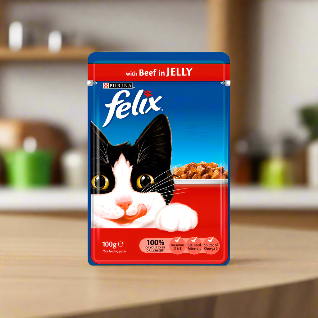 Felix Sachet Beef Jelly 100gm