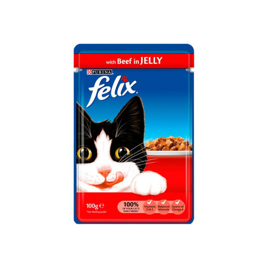 Felix Sachet Beef Jelly 100gm