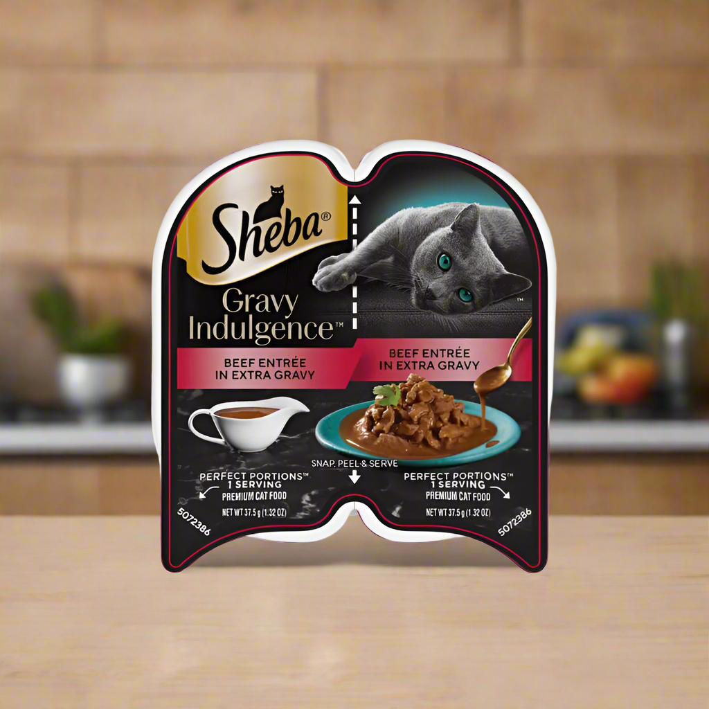 Sheba Cat Food Beef Gravy 85gm