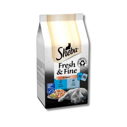 Sheba Collection Tuna Cod 50gm (Pack of 6)