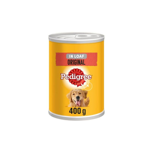 Pedigree Tin Original Loaf 400gm (Pack of 12)