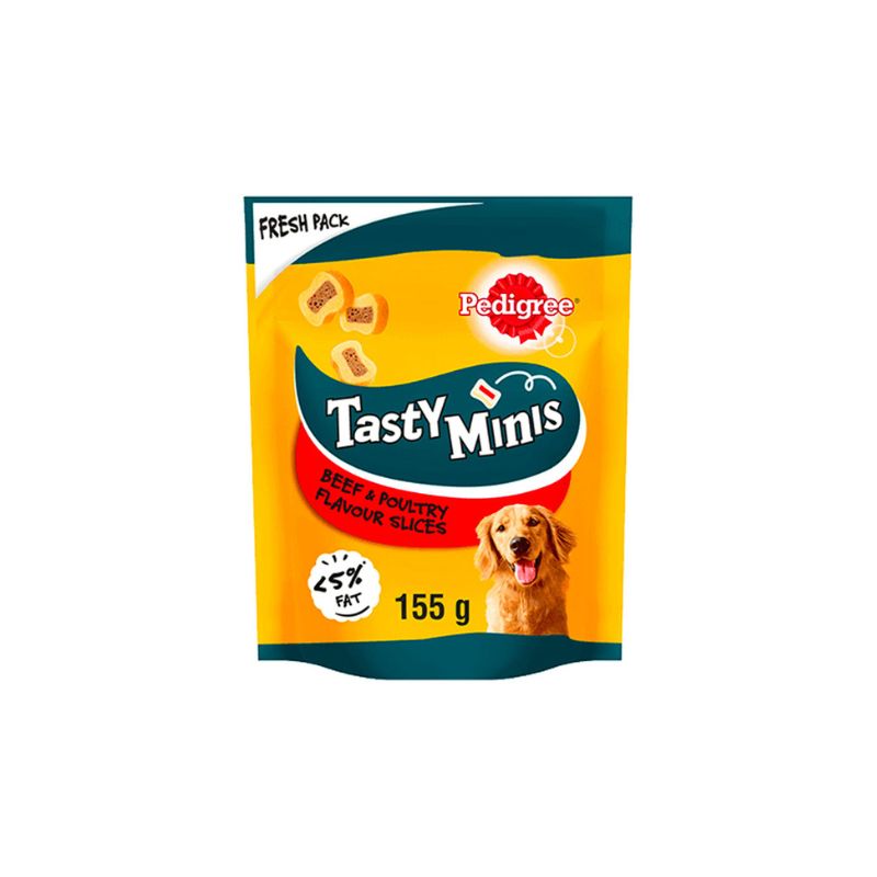 Pedigree Treats Beef Poultry 155gm (Pack of 8)