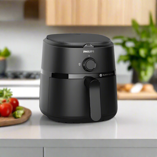 Philips Airfryer Aluminium Black