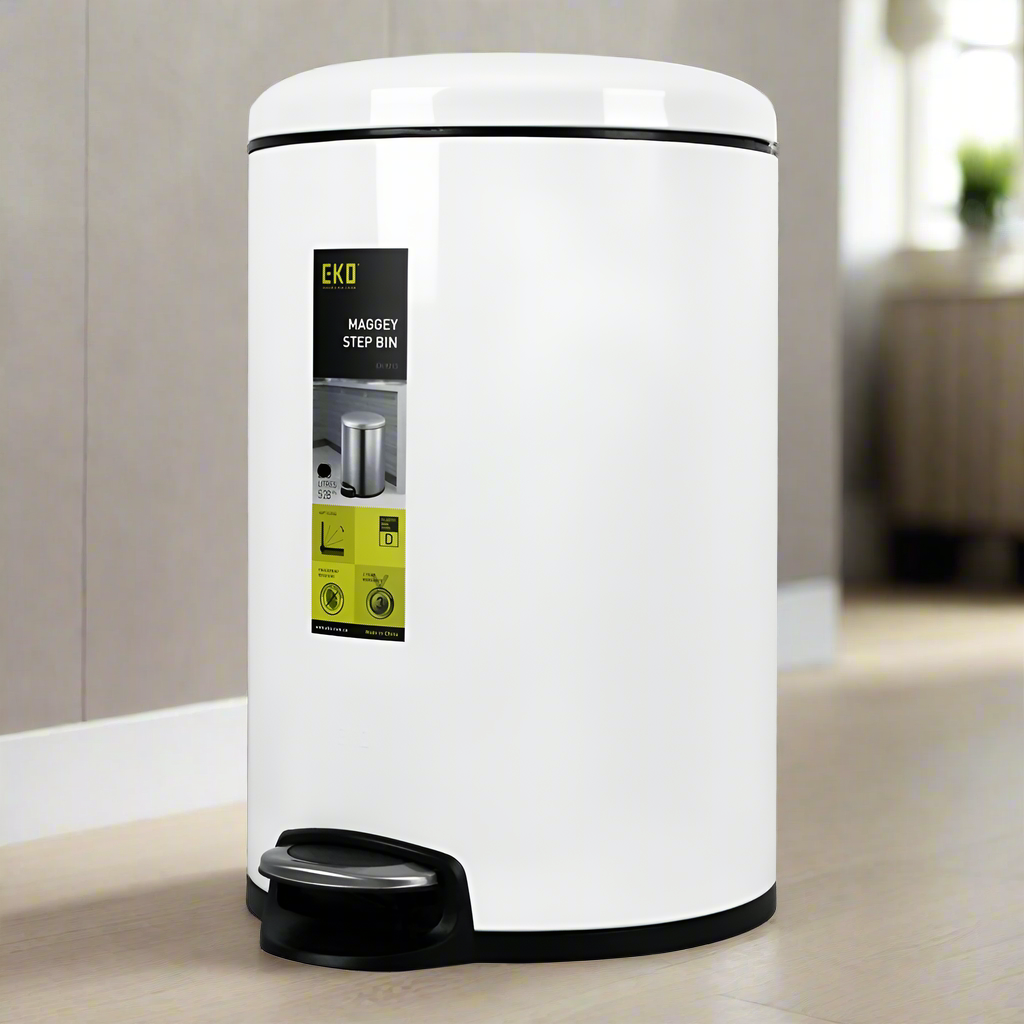 Maggy Step Bin 20 Liter White