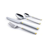 Elegant Half Dot Cutlery Set of 24pcs