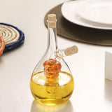 2-in-1  Sauce Oil Vinegar Glass Bottle