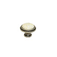 Drawer Porcelain Knob Antique Silver