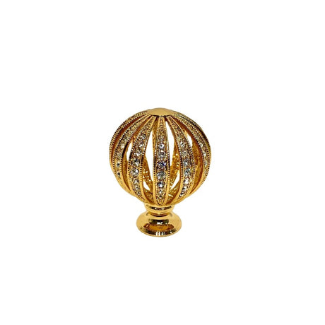 Drawer Knob Swarovski Crystal Gold