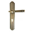 Door Handle on Plate Veronica Antique Brass