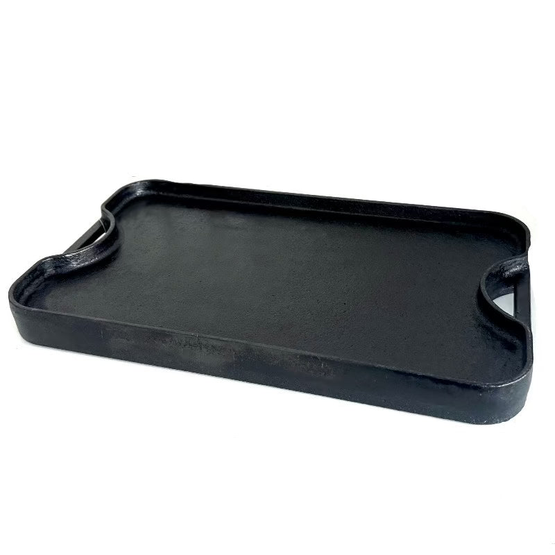 Cast Iron Reversible Griddle 28 x 20 cm