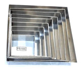 Stainless Steel Square Cookie Cutter (Set of 8pcs)