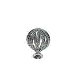 Drawer Knob Swarovski Silver Plated