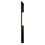 Stainless Steel Square Cupboard T Bar Handle Black 2100mm