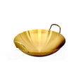 Stainless Steel Gold Plated Wok 24cm