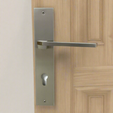 Lever Handle Panama on Plate Yale 85MM S/Nickel