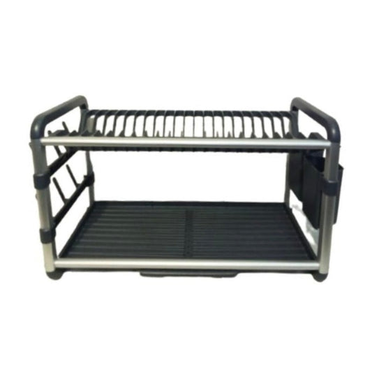 Dish Rack Grey Plastic