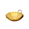 Stainless Steel Gold Plated Wok 22cm