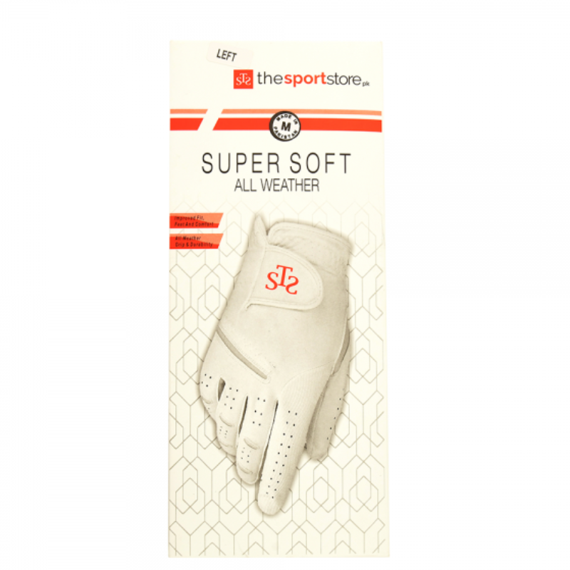 SuperSoft Golf Glove - White (RH Player)