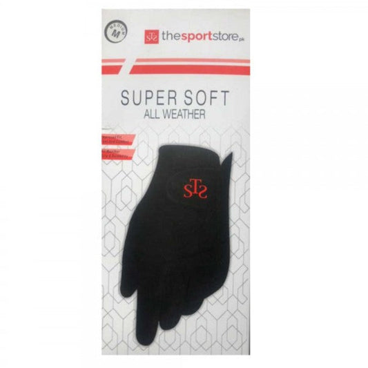 SuperSoft Golf Glove - Black (LH Player)